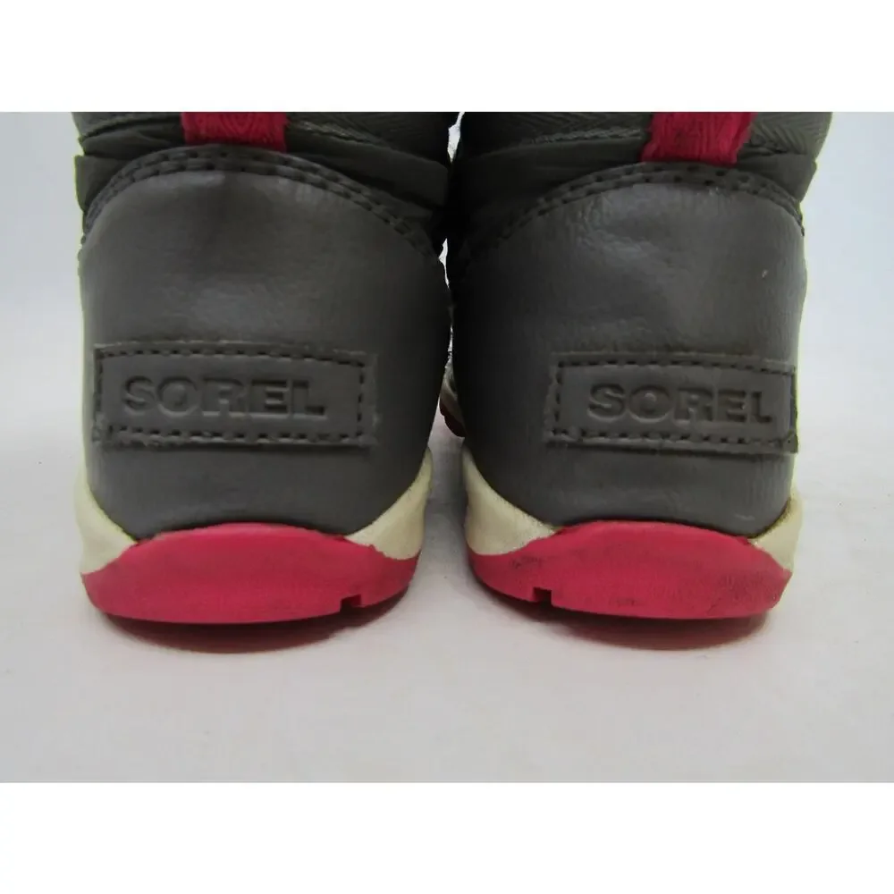 Sorel Little Kids Youth 2 Gray Waterproof Insulated Snow Boots